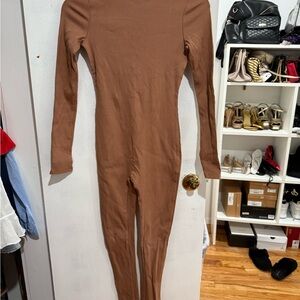 Fashion nova jumpsuit brown